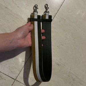 Suede and Leather Bag Strap